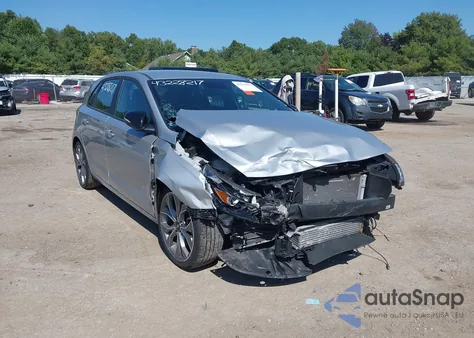 2020 Hyundai Elantra Gt N Line из США, поврежденный, VIN KMHH55LC4LU143744